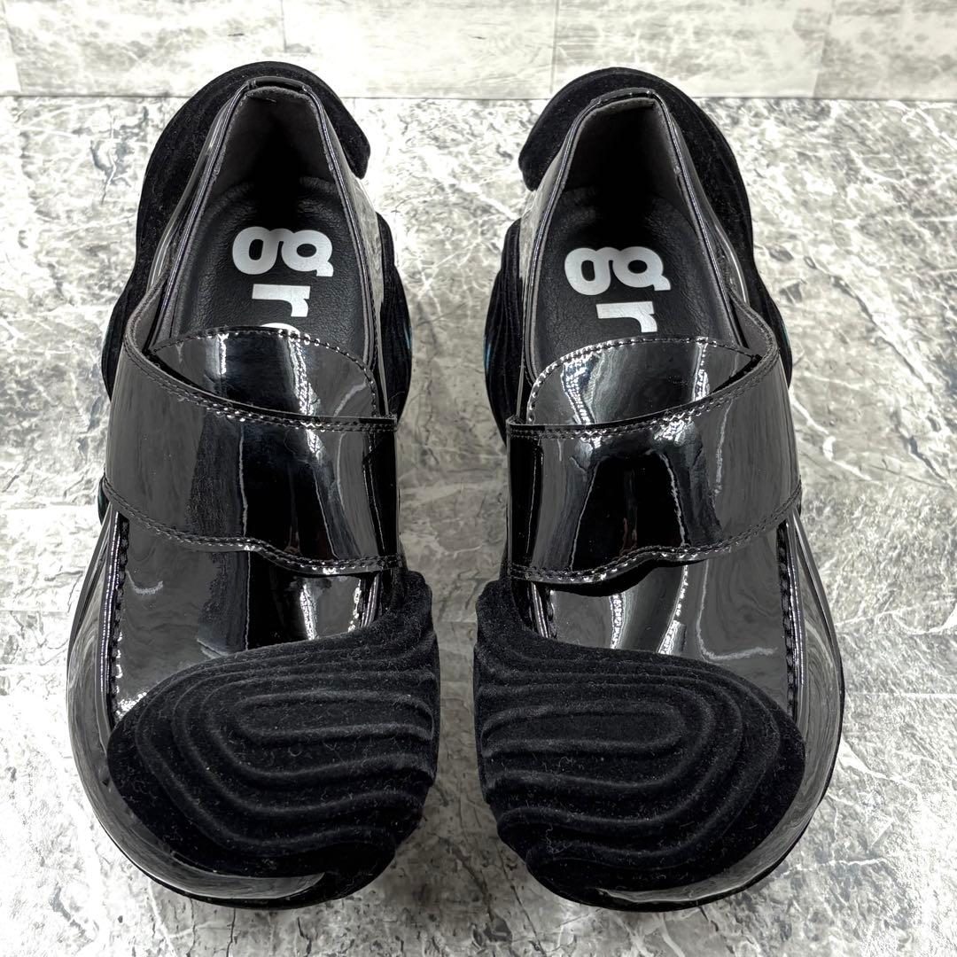 【美品】grounds オイスター ローファー フロッキースクラッチ 25.5