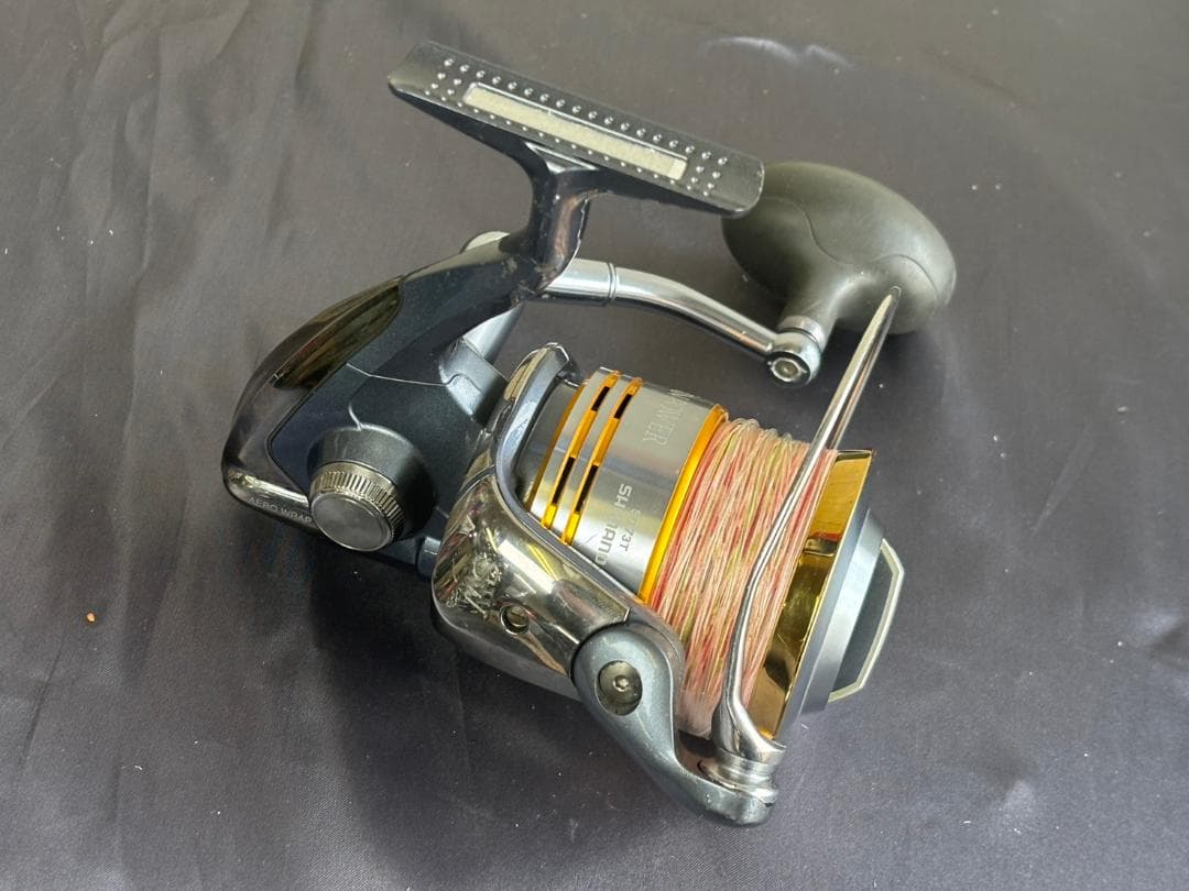 シマノ ツインパワーSW12000HG 右ハンドル軸とPE５号付　美品