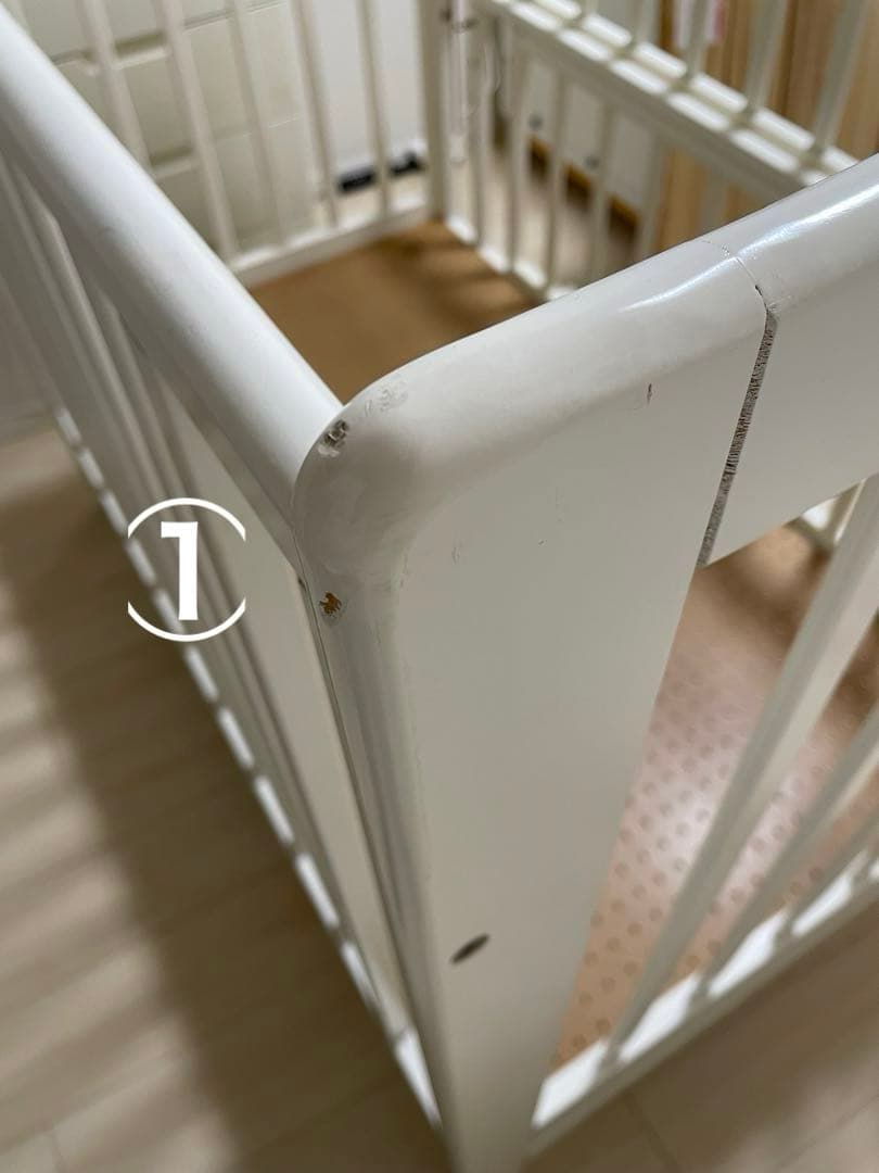 【直接引き渡し】カトージ　ベビーベット　アカチャンホンポ限定　ハイポジション