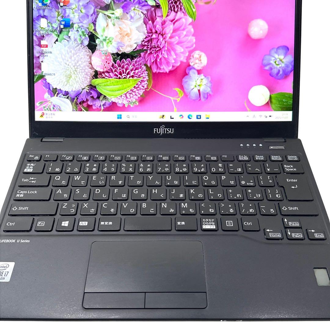 富士通 【超軽量777g★i7第10世代／16GB】美品ノートパソコン 606