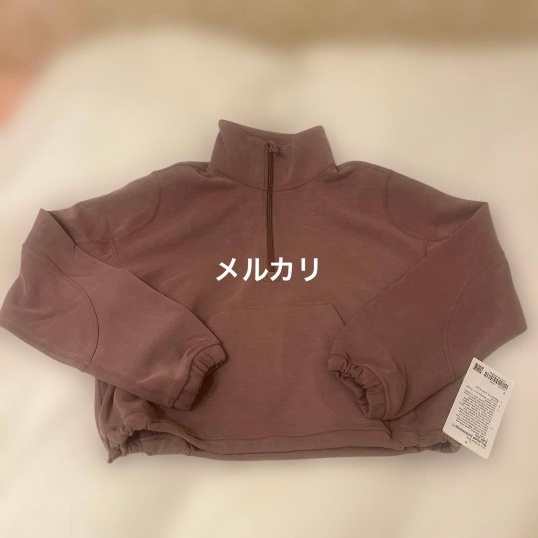 ★新品タグ付き★ ルルレモン ハーフジップ トレーナー
