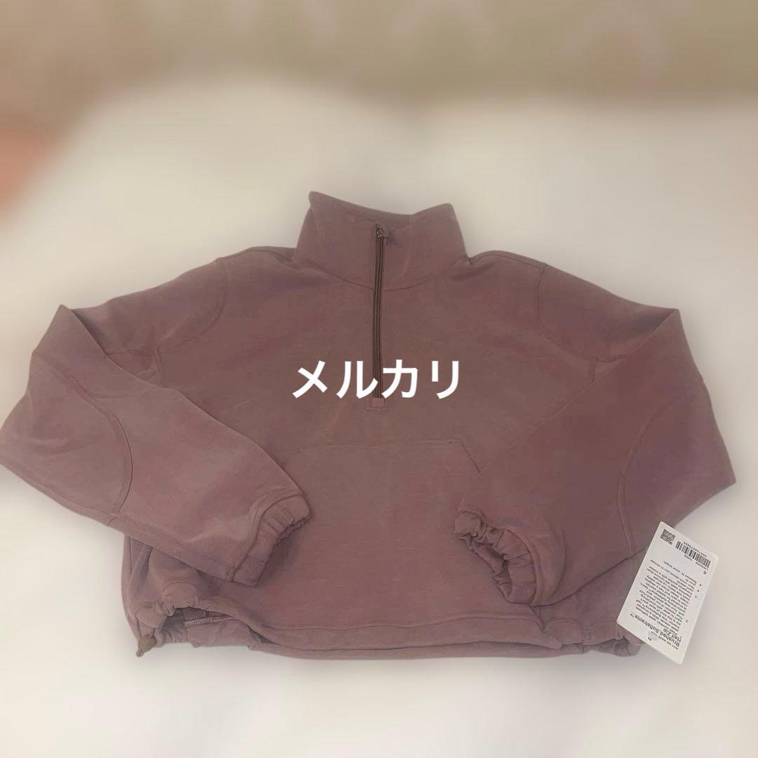 ★新品タグ付き★ ルルレモン ハーフジップ トレーナー