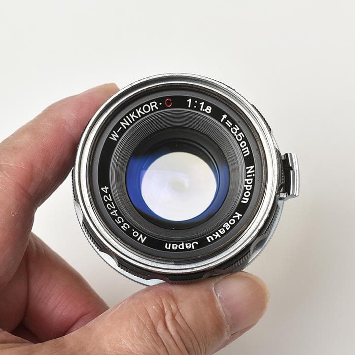 ニコンレンズ W-Nikkor 3.5cm F1.8 Sマウント