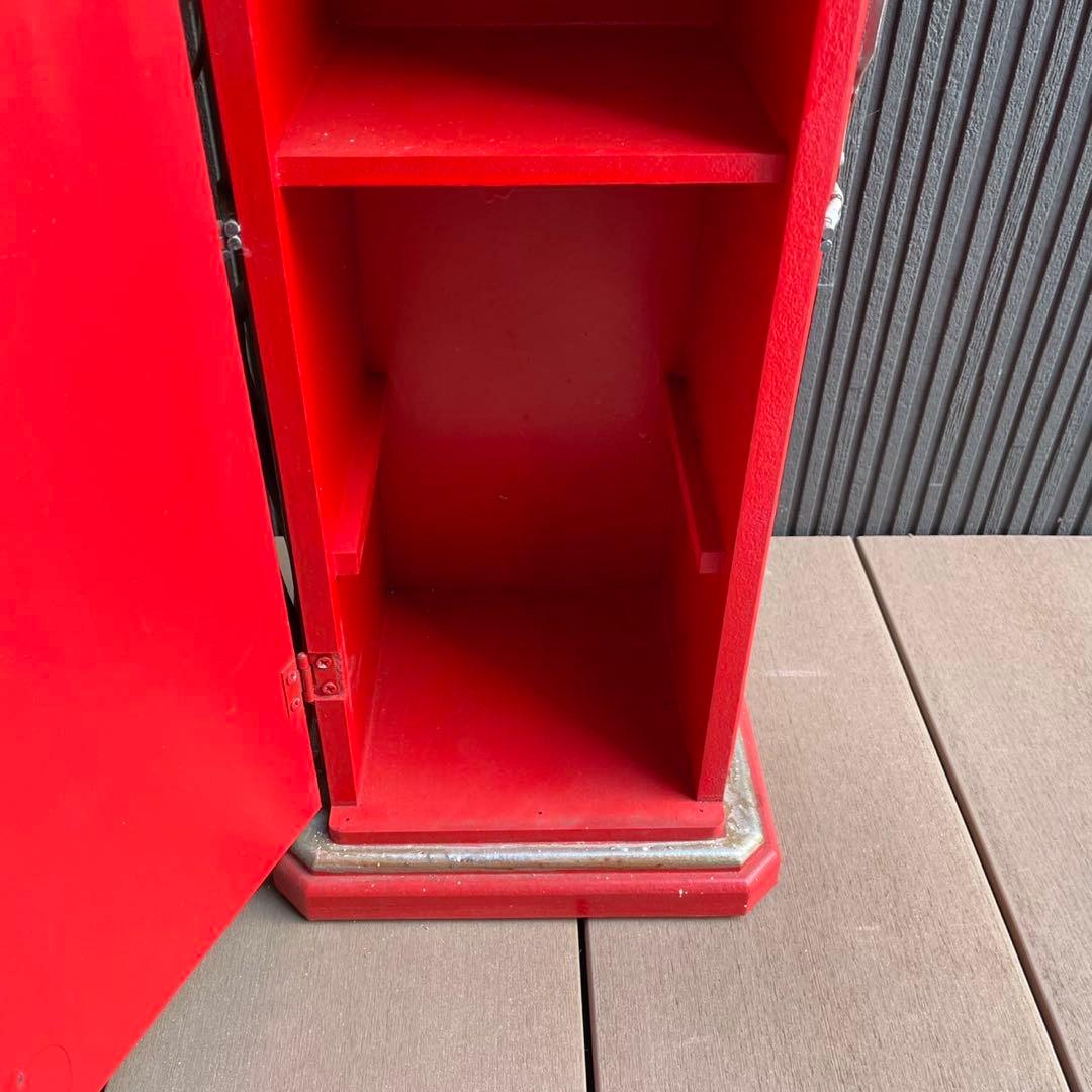 ガスポンプ マルチキャビネット アメカジ ガソリンスタンド型ディスプレイ 赤