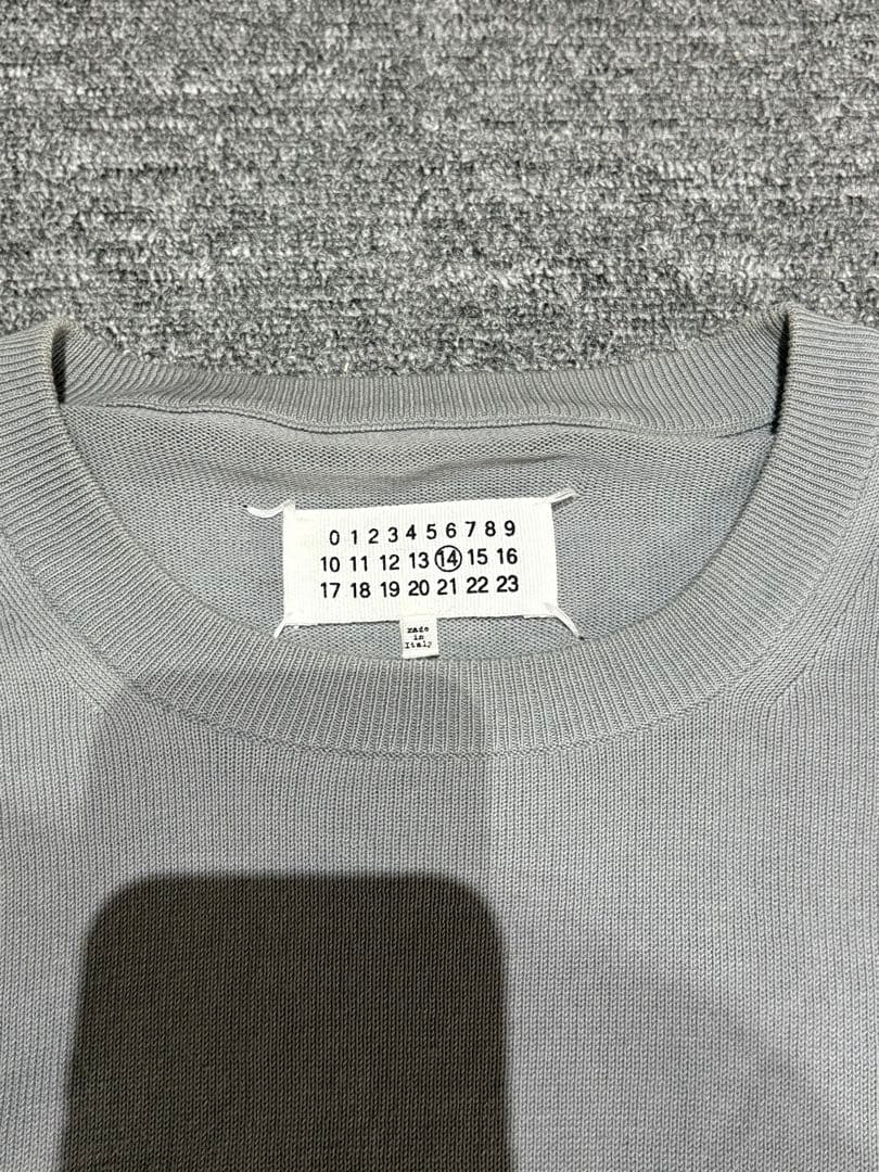 早い者勝ちMaison Margiela エルボーパッチ クルーネック ニット