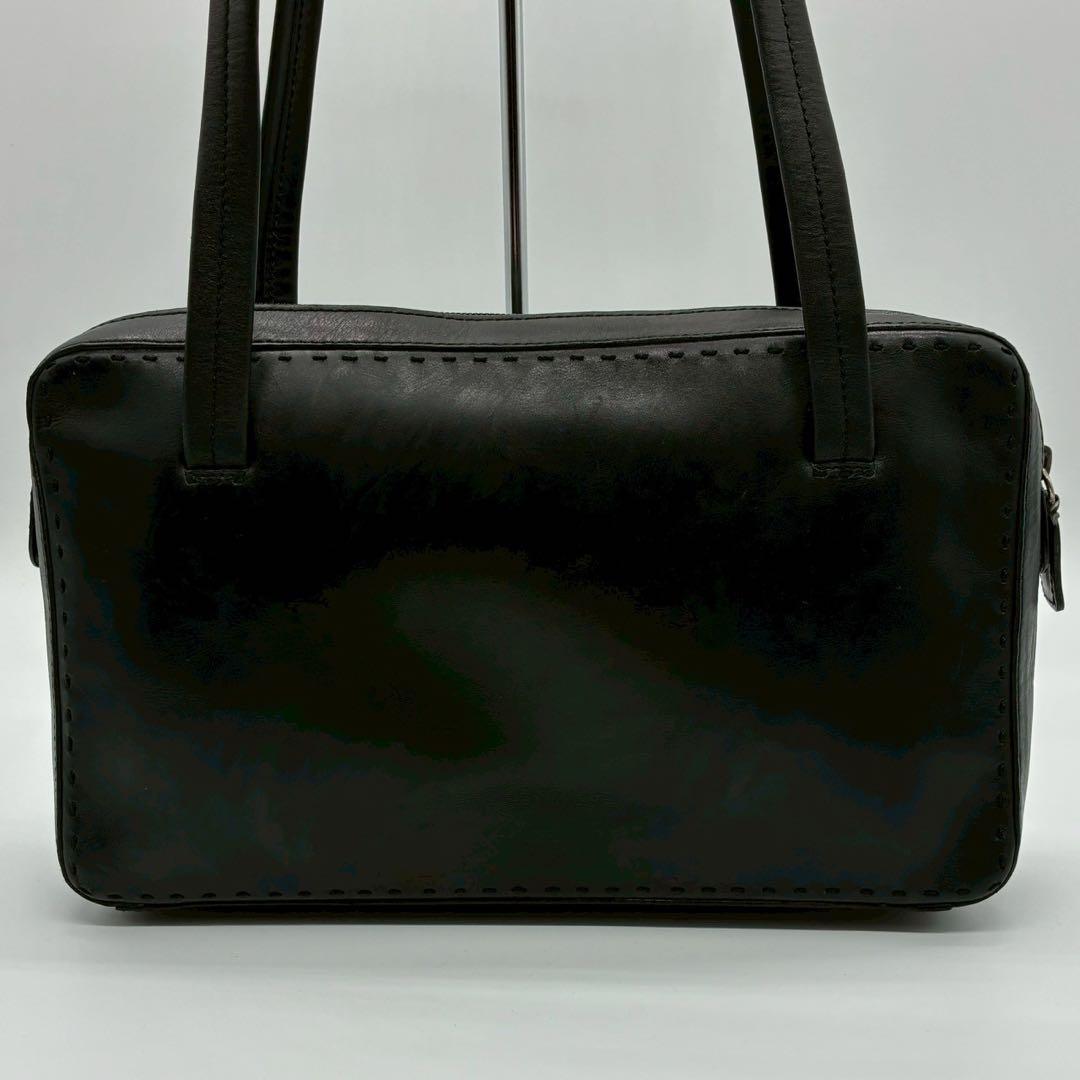 Max Mara マックスマーラ　オールレザー　ワンショルダー　本革　ブラック