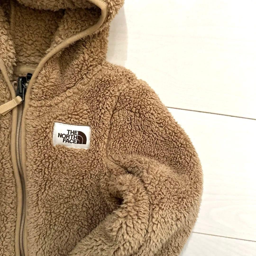 週末値下げTHE NORTH FACE ベージュロンパース 18〜24M