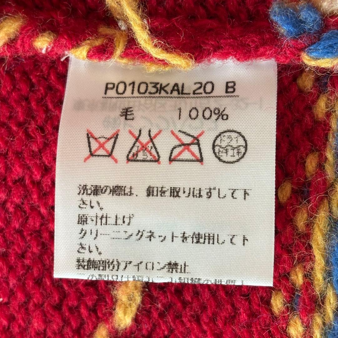 ス*ラ様 ★レア★古着PINK HOUSE ニット カーディガン フーディ立体バ