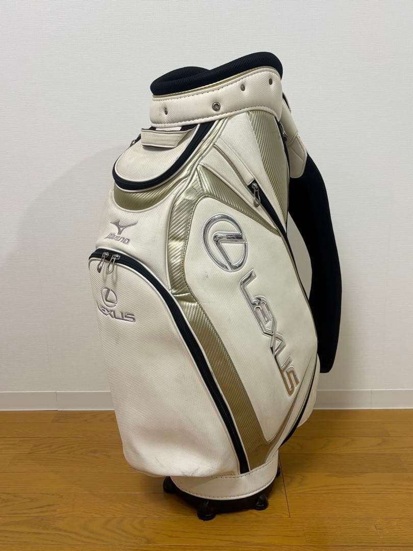 希少　正規品　レクサス　LEXUS キャディバッグ　ゴルフ(フード付)