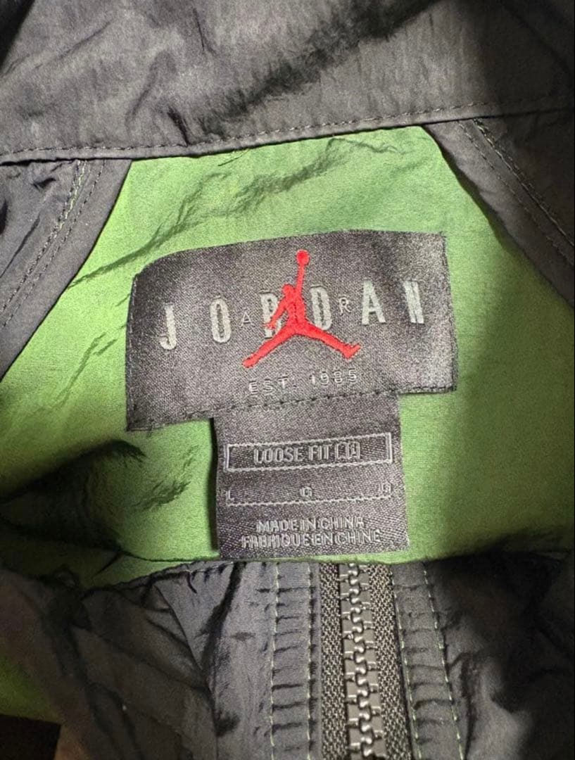 Lサイズ トラックジャケット ナイキ ジョーダン オフホワイト ナイロン
