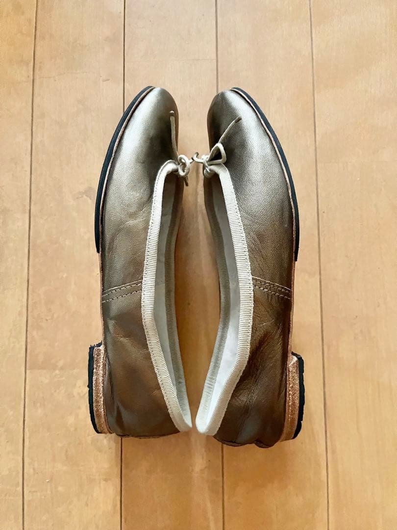 bululu-　E PORSIELLI バレエシューズ　ブロンズ