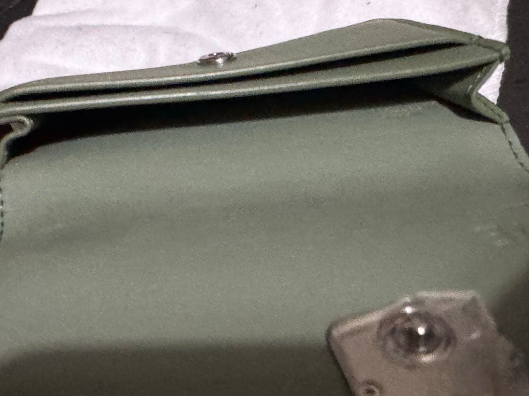 LOEWE ロエベ　ビジネスカードケース　ローズマリー　グリーン　名刺ケース