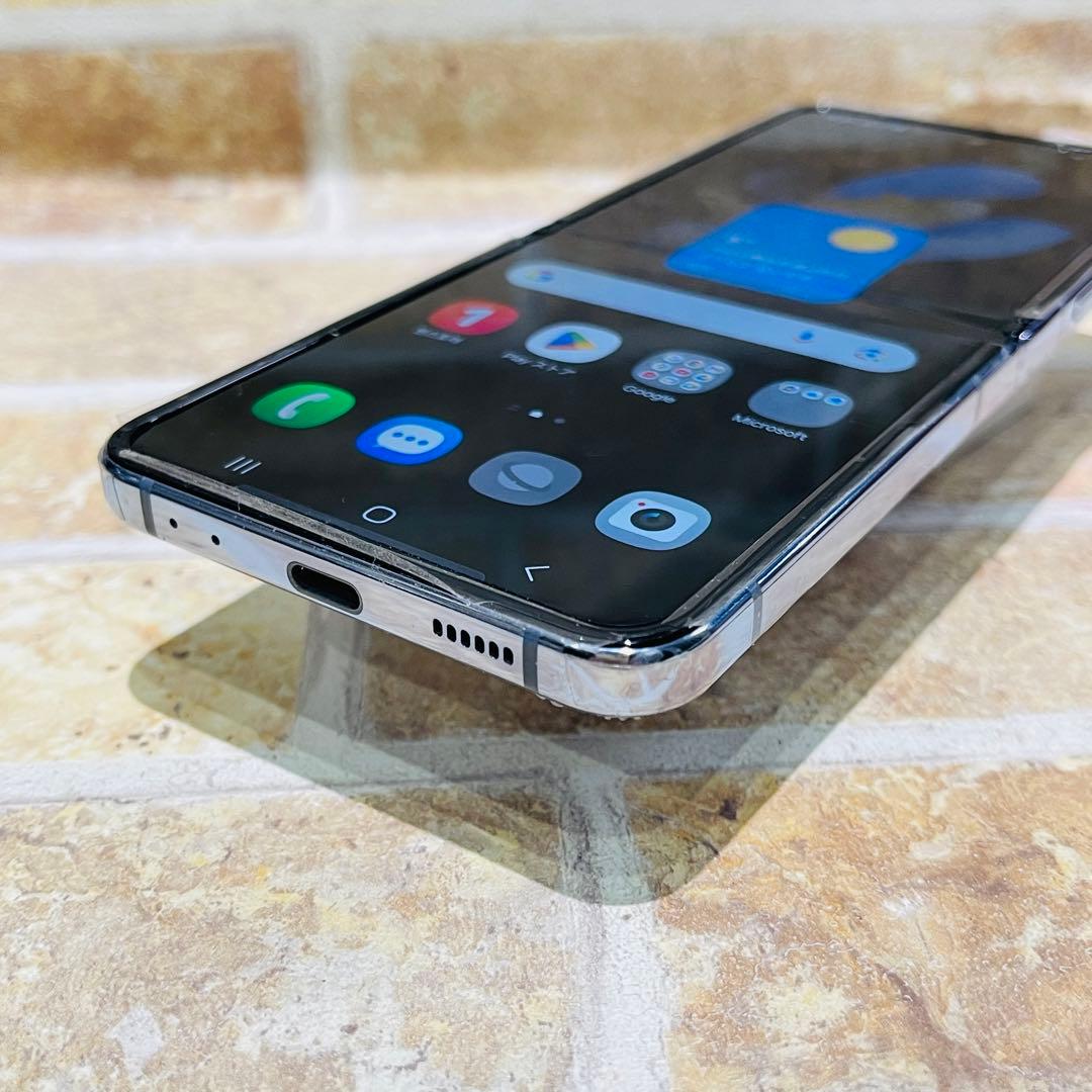 SIMフリー Galaxy Z Flip4 256GB ライトブルー 電池良好