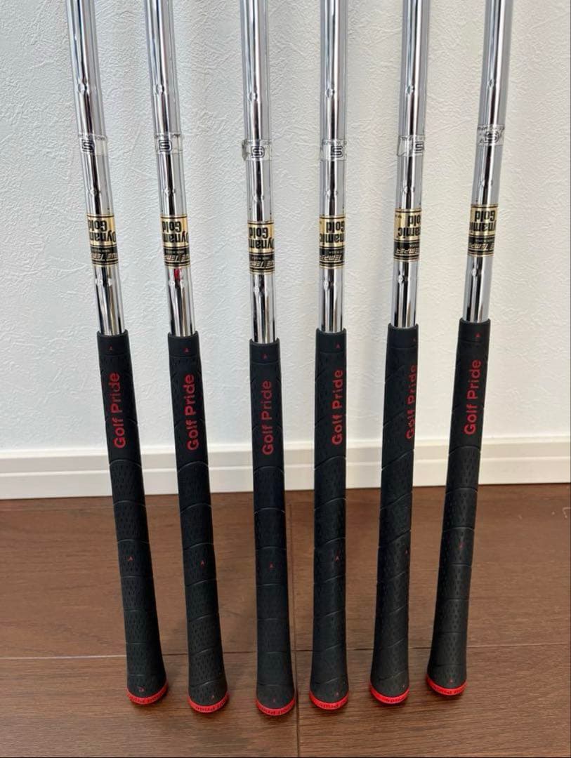 アイアンシャフト6本セット　フレックスS ダイナミックゴールドS 200