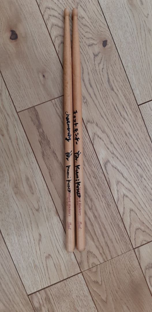 【激レア】チャットモンチー　サイン入りドラムスティック