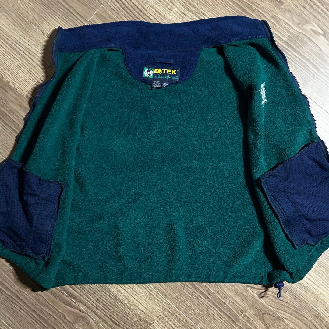 90's Eddie Bauer EBTEK ポーラテック フリースベスト