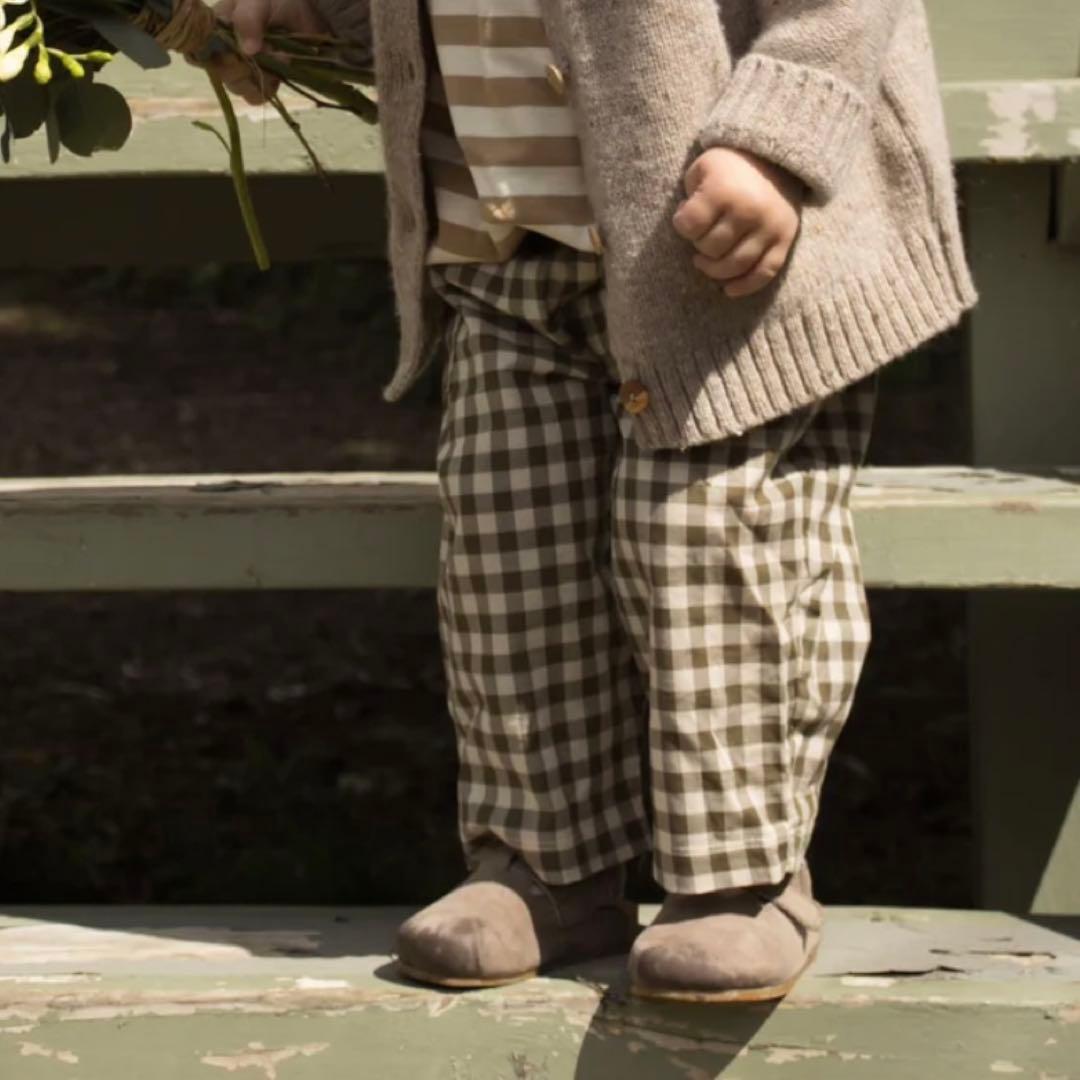 【新品未使用】organic zoo　ギンガムチェックパンツ