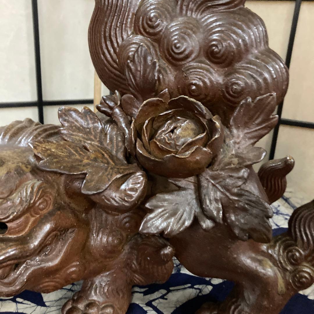 古備前骨董美術品珍品です❣️初売りです❣️希少ボタン獅子銘有り❣️