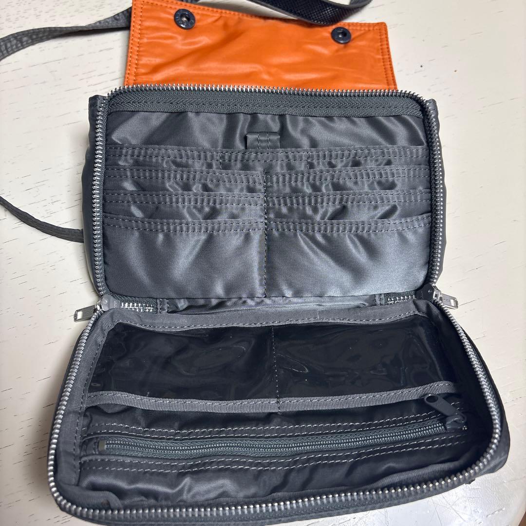 PORTER グレー ショルダーバッグ