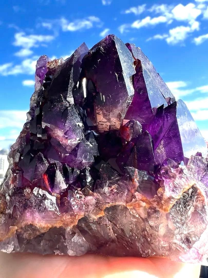 週末限定価格✨美✨希少石✨宝石質 オーラライト23 美しい神殿型原石✨導きの石