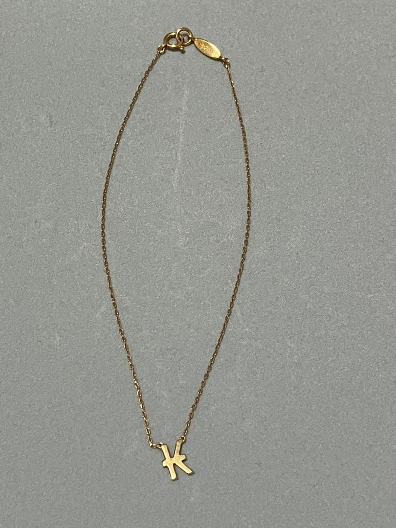 AHKAH アンクレット K18 イニシャル