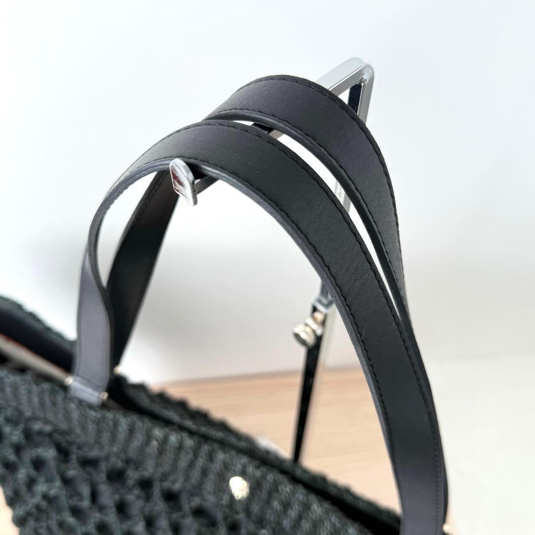 【極美品✨️】HELEN KAMINSKI かごバッグ トートバッグ ブラック