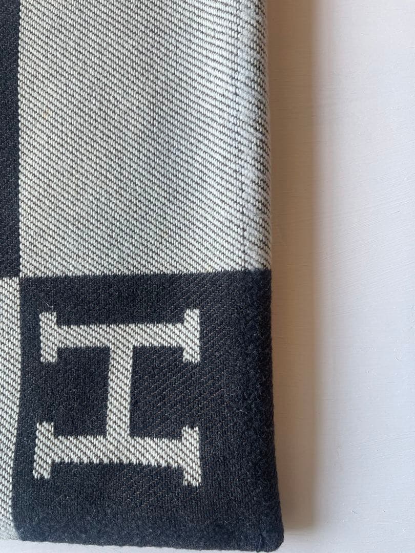 【正規品】エルメス アヴァロン クッションカバー 49×49 カシミヤ混