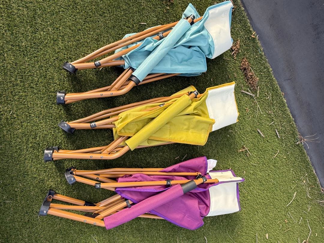 LOGOS あぐらチェア 3色展開　3脚セット