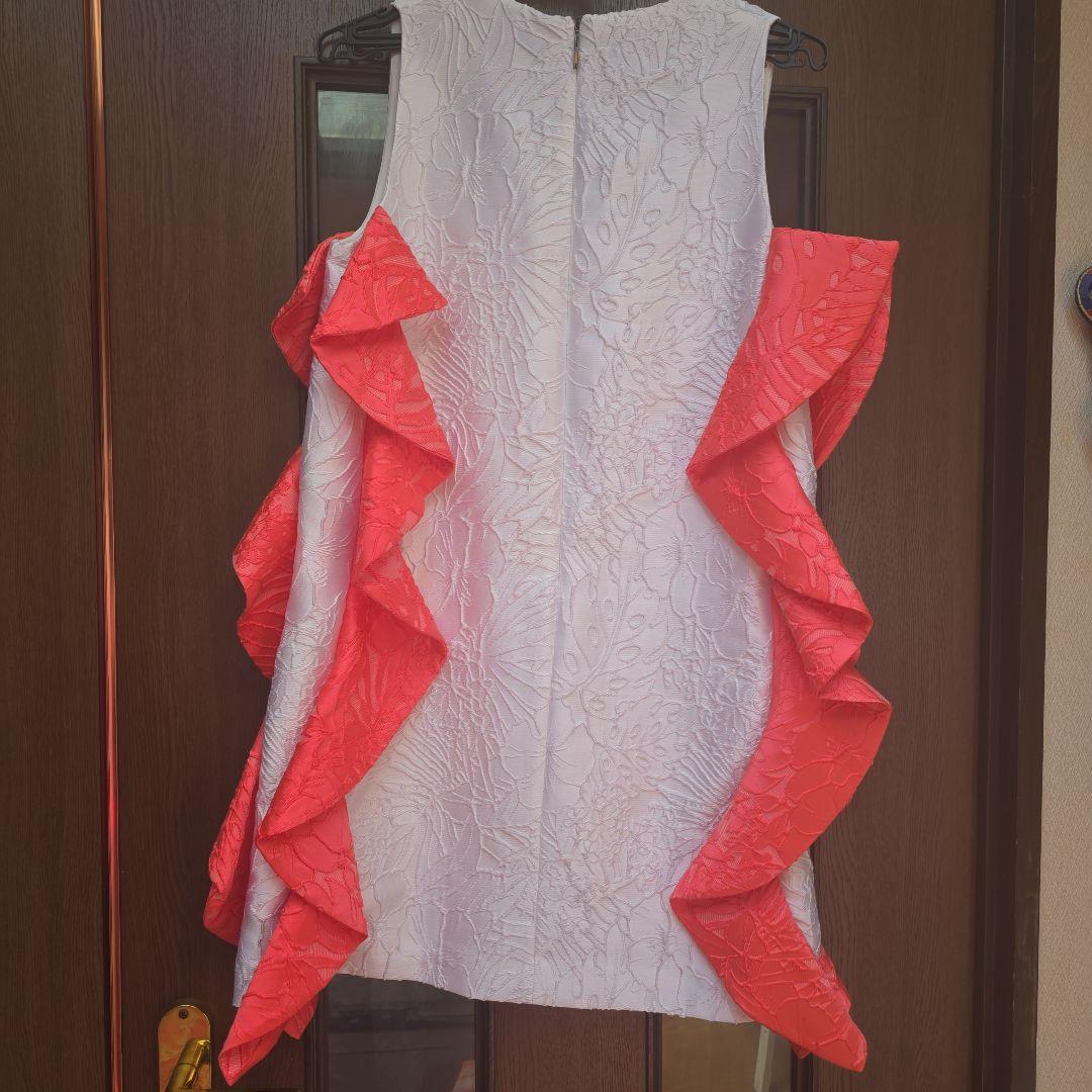 白玉　MSGM　フリルワンピース