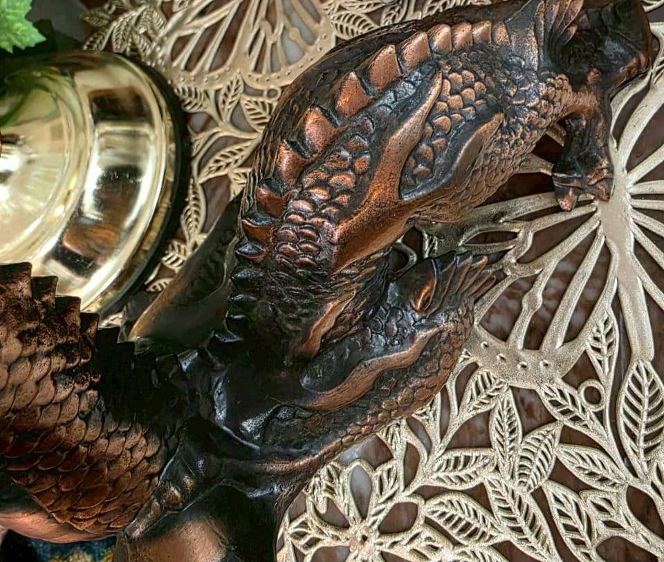 龍の置物　オブジェ