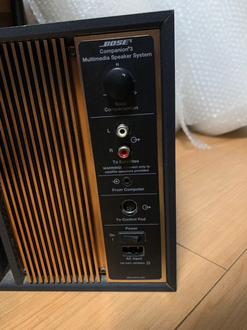 ラジオ・コンポ BOSE system AWRCCB,II,Bose companion 3