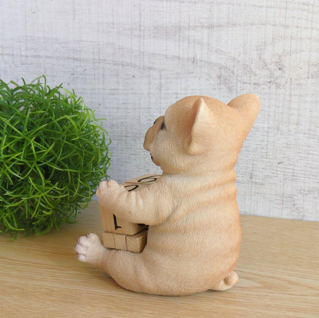 置物カレンダー】フレンチブルドッグ★犬グッズ卓上 置物 玄関オブジェ雑貨ウービア