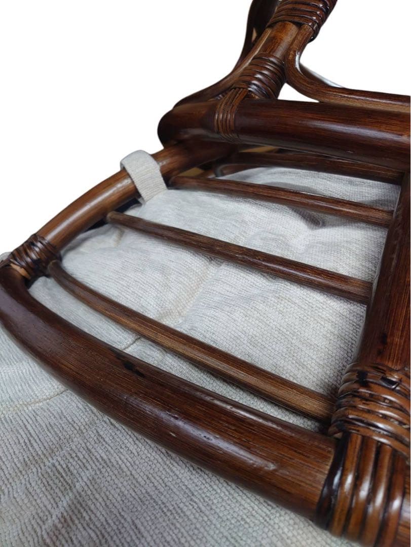 ニトリ　パパサンチェア　ソファ　ベージュ×ダークブラウン