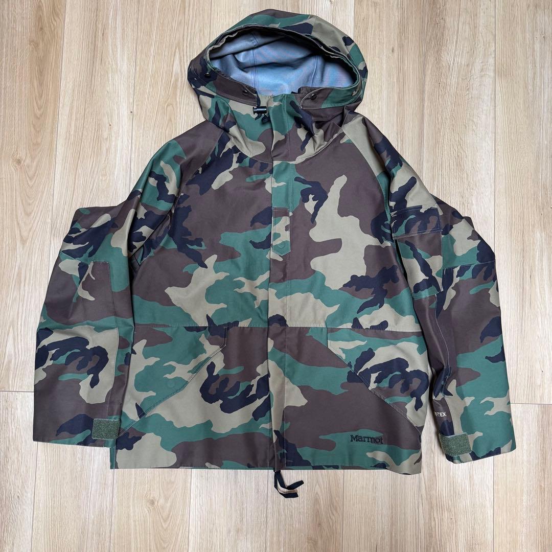 marmot beams 別注 GORE-TEX シェルジャケット M カモ柄