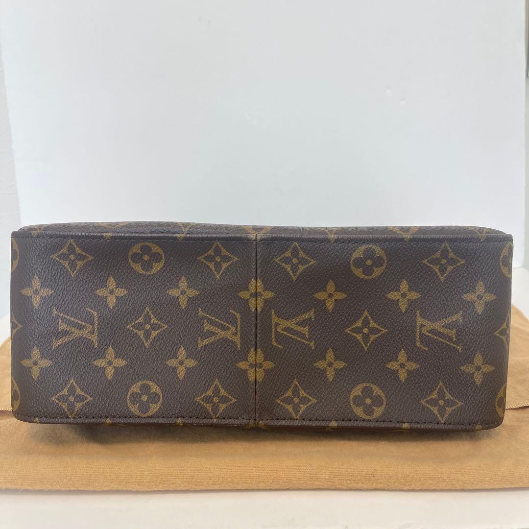 極美品 ルイヴィトン ルーピングGM ショルダーバッグ モノグラム ブラウン