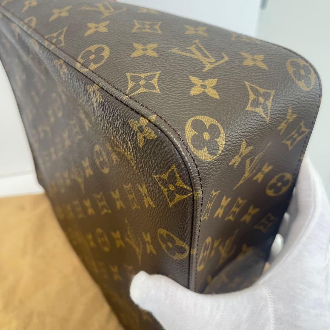 極美品 ルイヴィトン ルーピングGM ショルダーバッグ モノグラム ブラウン