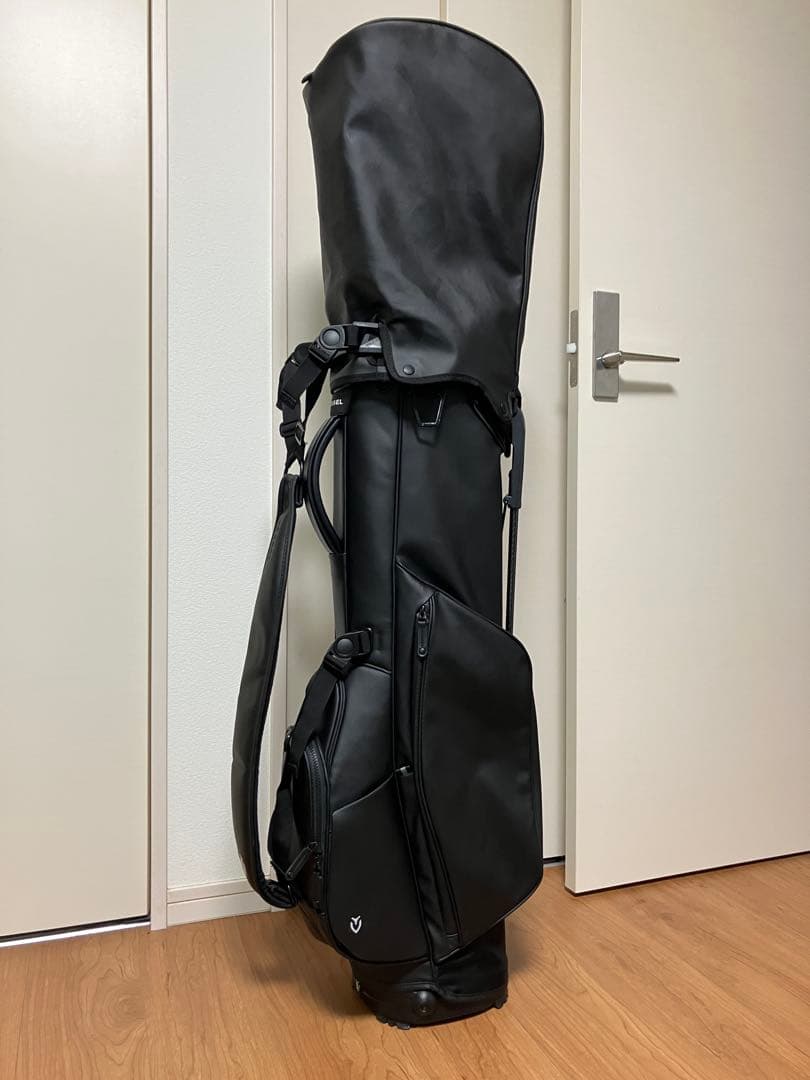 VESSEL ブラック ゴルフバッグ 7.5型