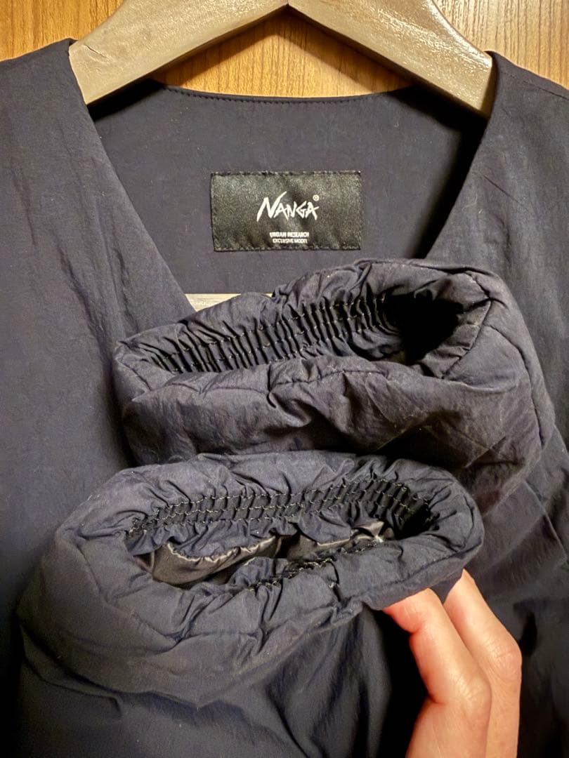 NANGA × URBAN RESEARCH INNER DOWN BLACK