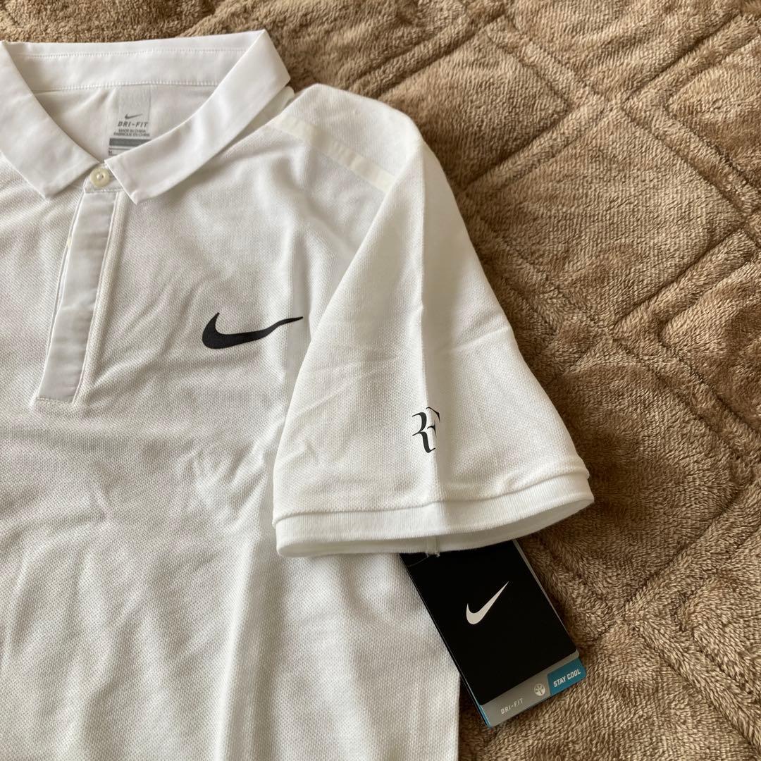 Nike Roger Federer Dri-FIT ポロシャツ ホワイト