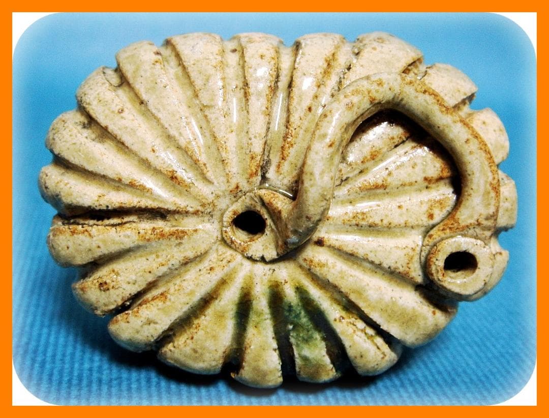 599『黄瀬戸 瓜形 水滴』　/骨董品 古美術 アンティーク 古玩