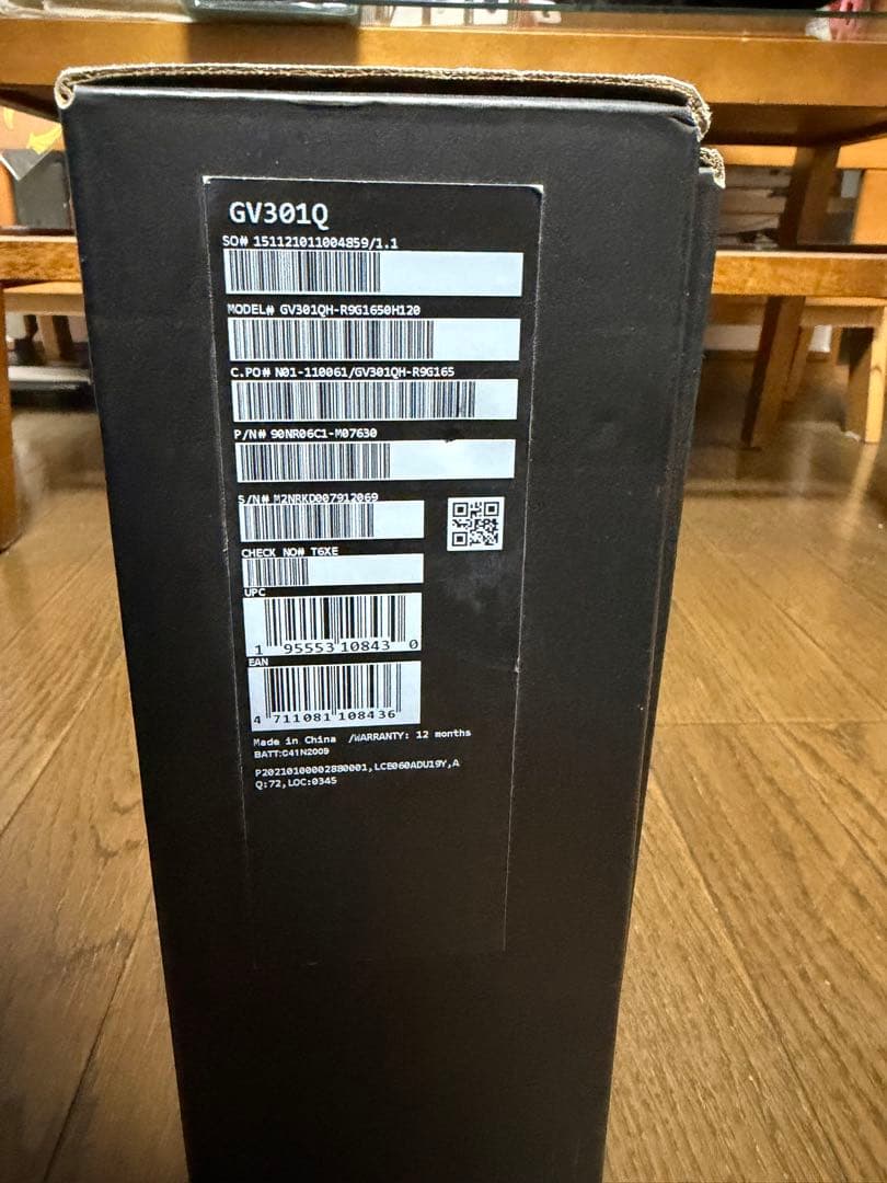 Windowsノート本体 ASUS ROG Flow X13 GV301QH 16GB/512GB