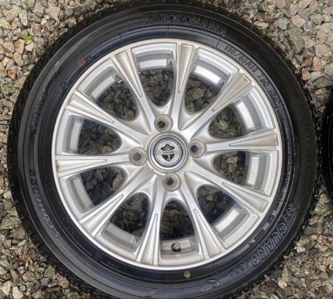 ①14インチYOKOHAMAアイスガードスタッドレス　２本　①と②があります