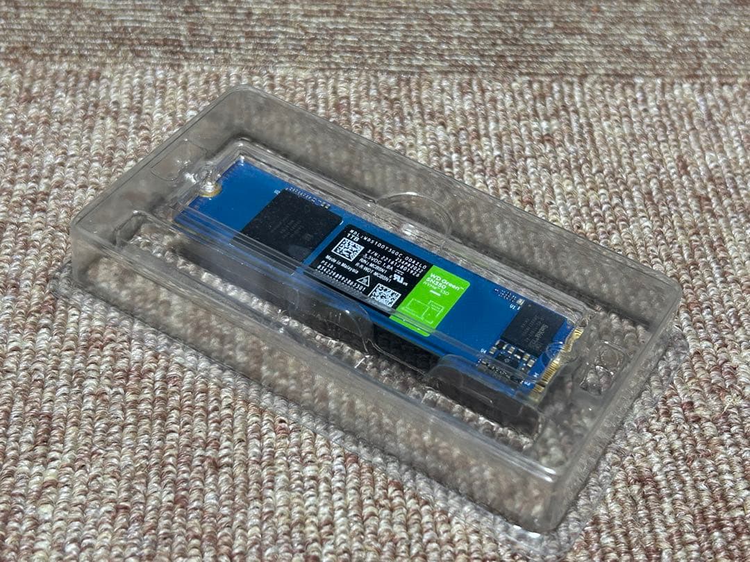 m.2 SSD 1TB WD SN350 NVMe 動作品 高速 ゲーミング