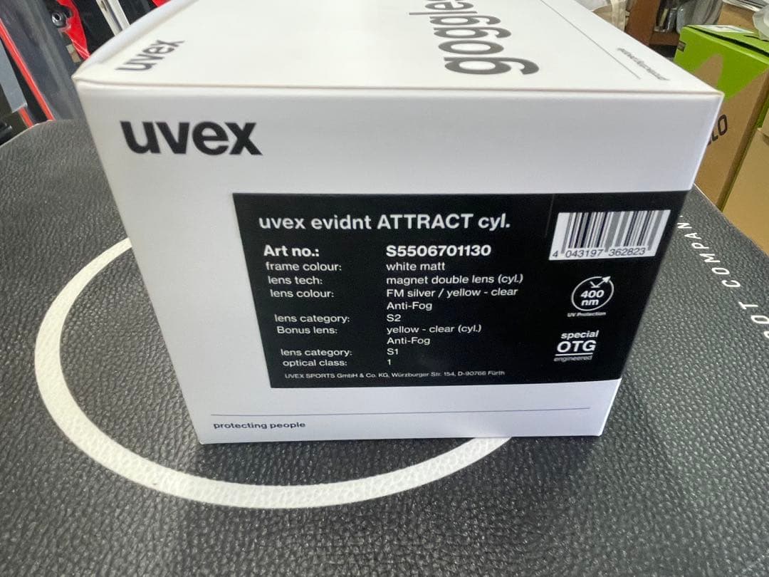 uvex evidnt ATTRACT cyl. ゴーグル新品未使用品