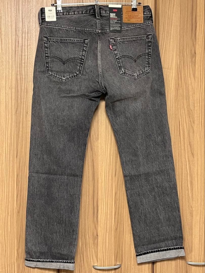 Levi's 501 セルビッチ　赤耳　W34 34インチ　リーバイス　ブラック
