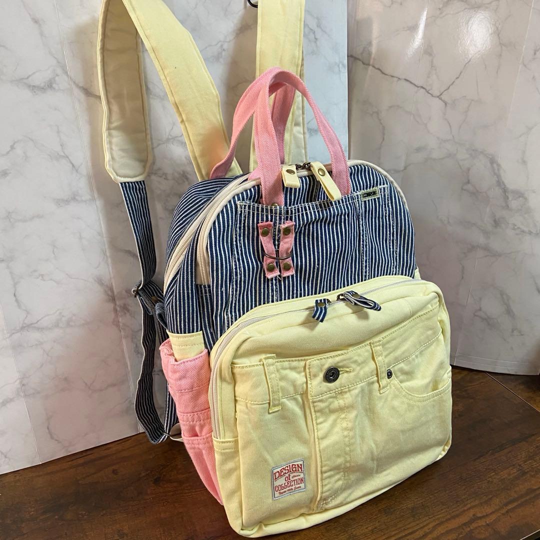 専用ページ*デニムリメイク【リュックサック&コンパクト財布】ハンドメイド