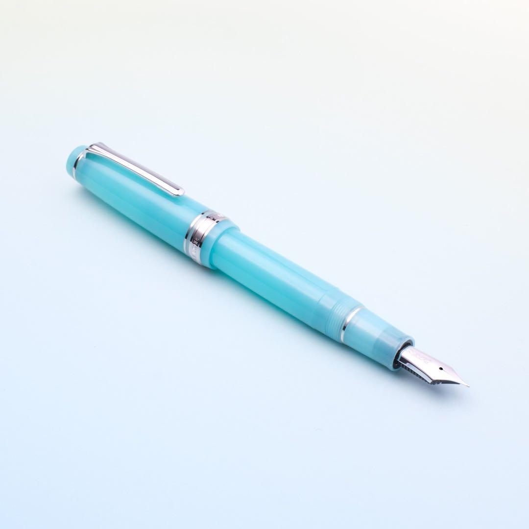 八文字屋限定 くらげアクアリウム セーラー万年筆 21金 MF