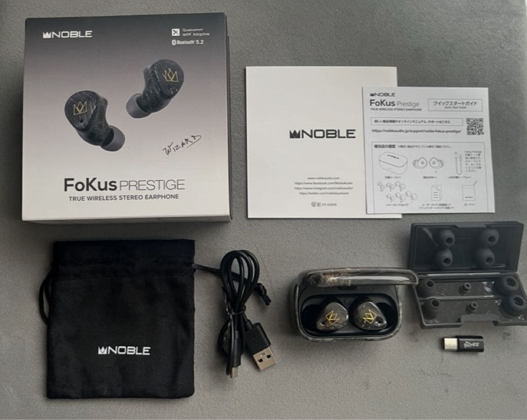 イヤホン Noble Audio Fokus Prestige Black