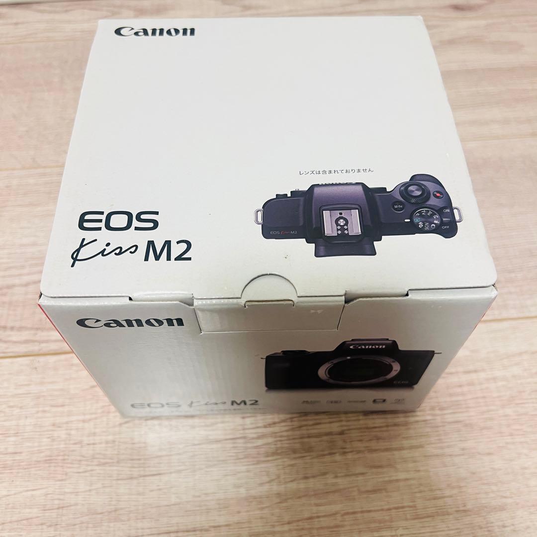 【SDカード付】Canon EOS Kiss M2 ミラーレス一眼 本体＆レンズ