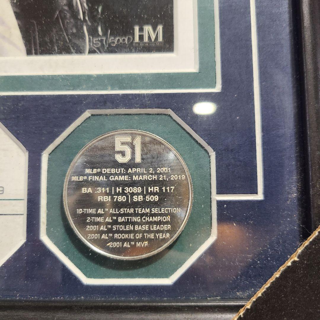 イチロー 引退記念アートフレーム　世界で200個限定品